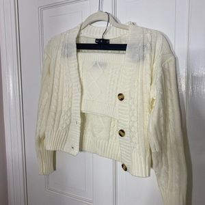 Gorgeous cream sweater set- never worn!